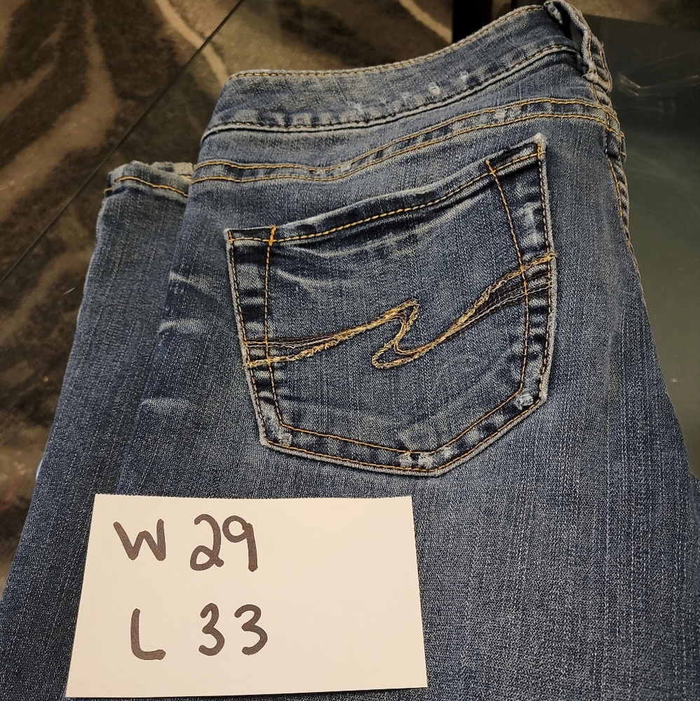 Silver jeans